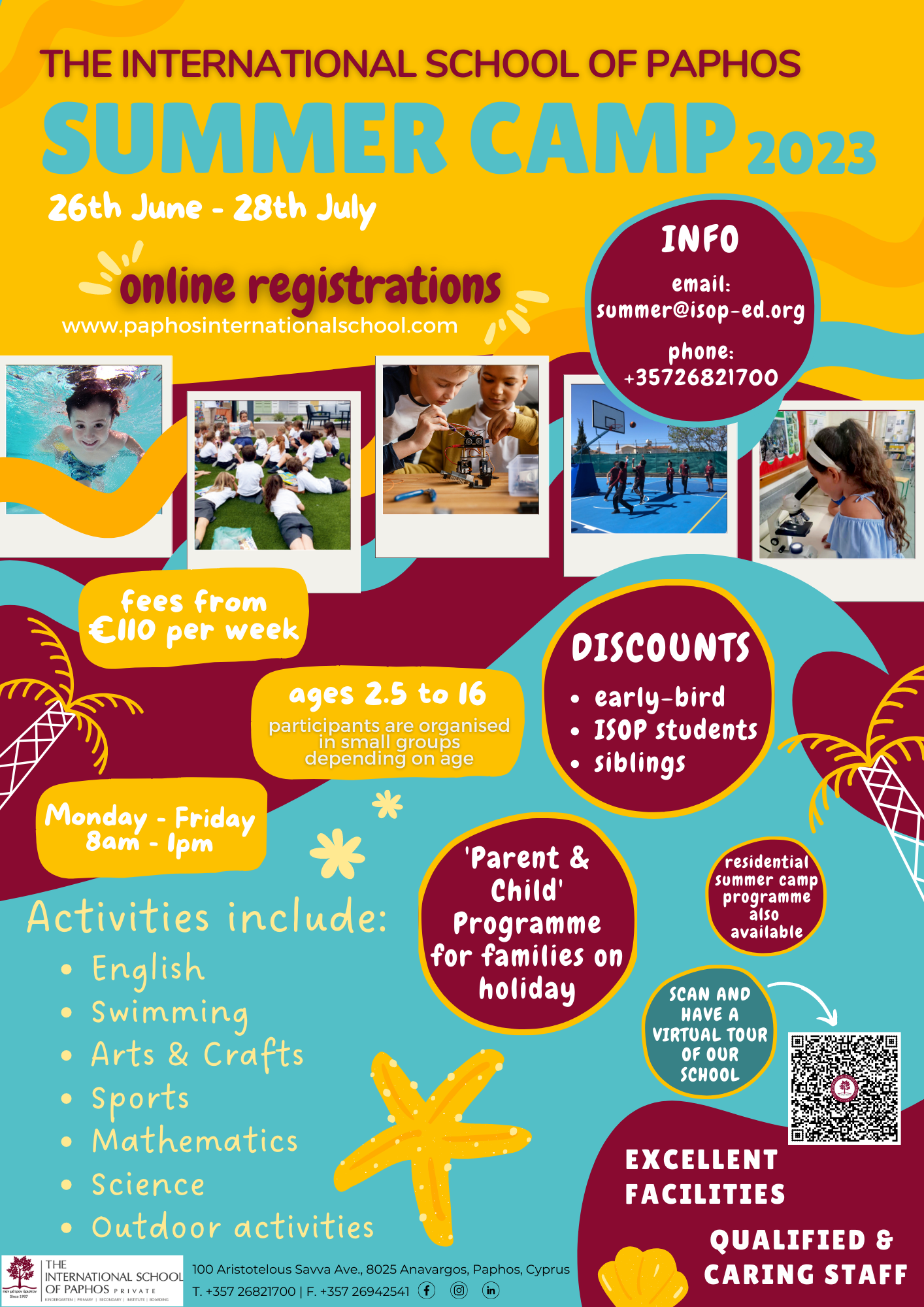 Flyer 2023 The International School Of Paphos